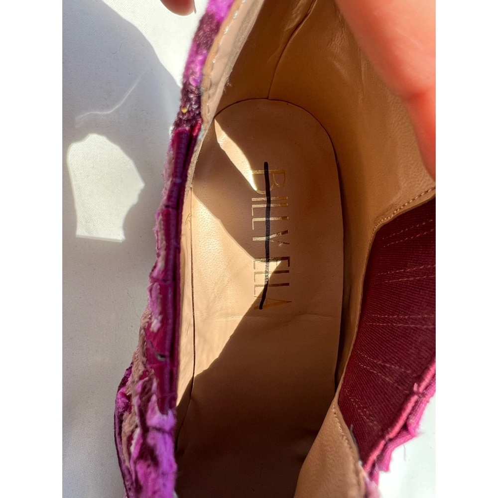 Anthropologie Pink Floral Ankle Boots - Picture 9 of 9